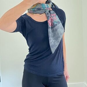 Giorgio Armani 100% silk vintage square scarf